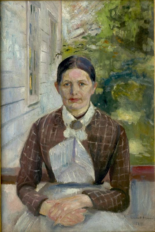 Karen Bjølstad era la zia di Edvard Munch - 1888, Museo Munch